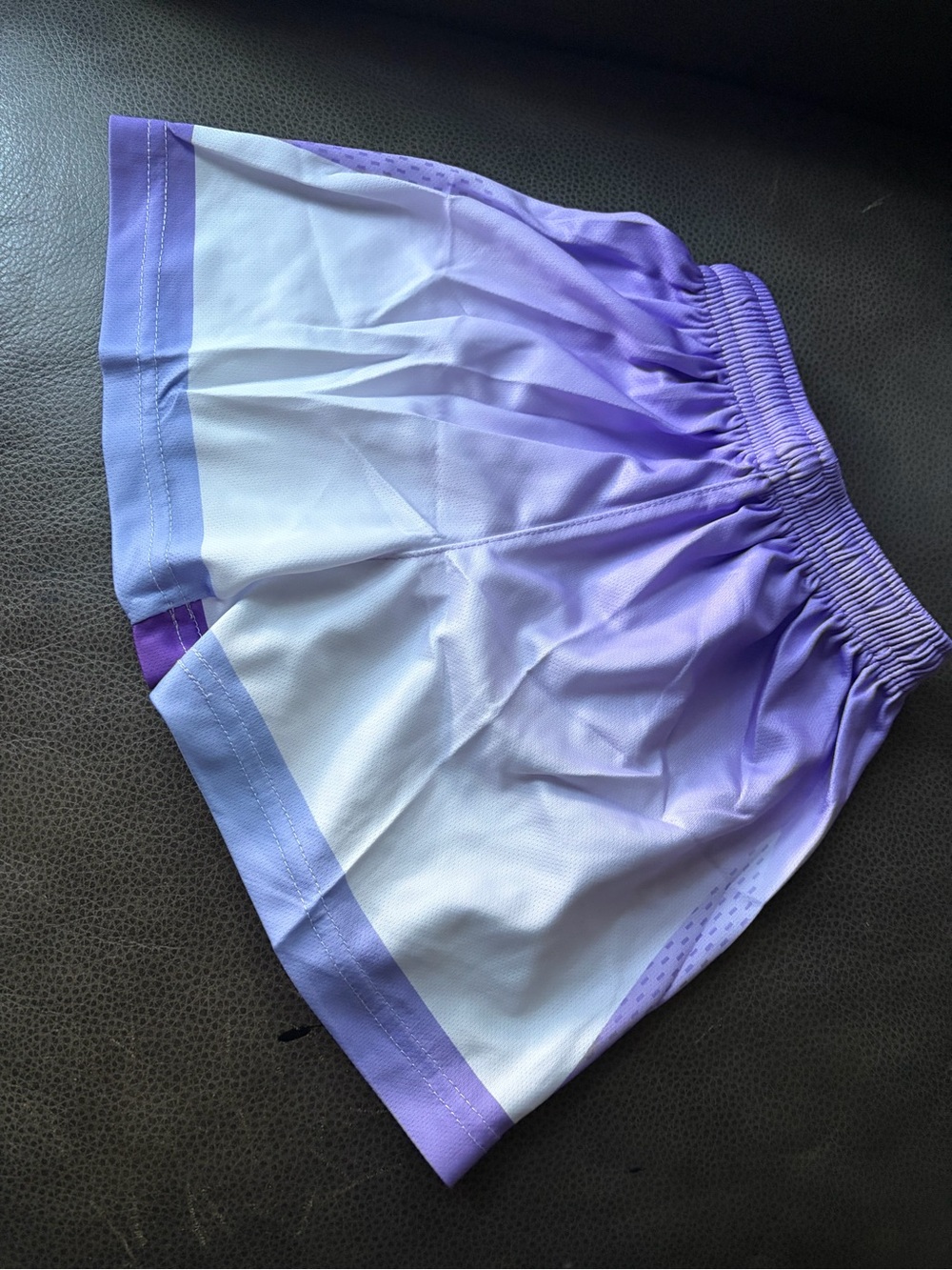 Girl's purple and white Ombre Active Shorts approx. 3T